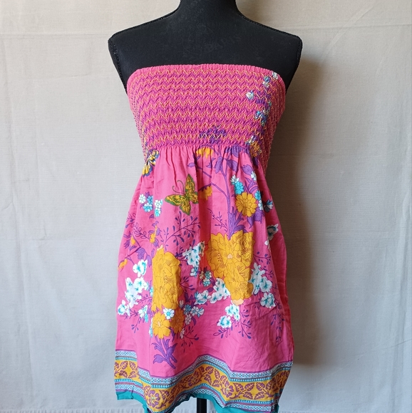 Forever 21 Tops - F21 Floral Smocked Tunic